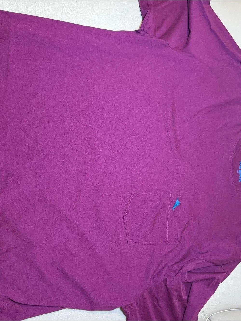 Tommy Bahama Relax Pima Cotton Pocket Tee Purple 2XL